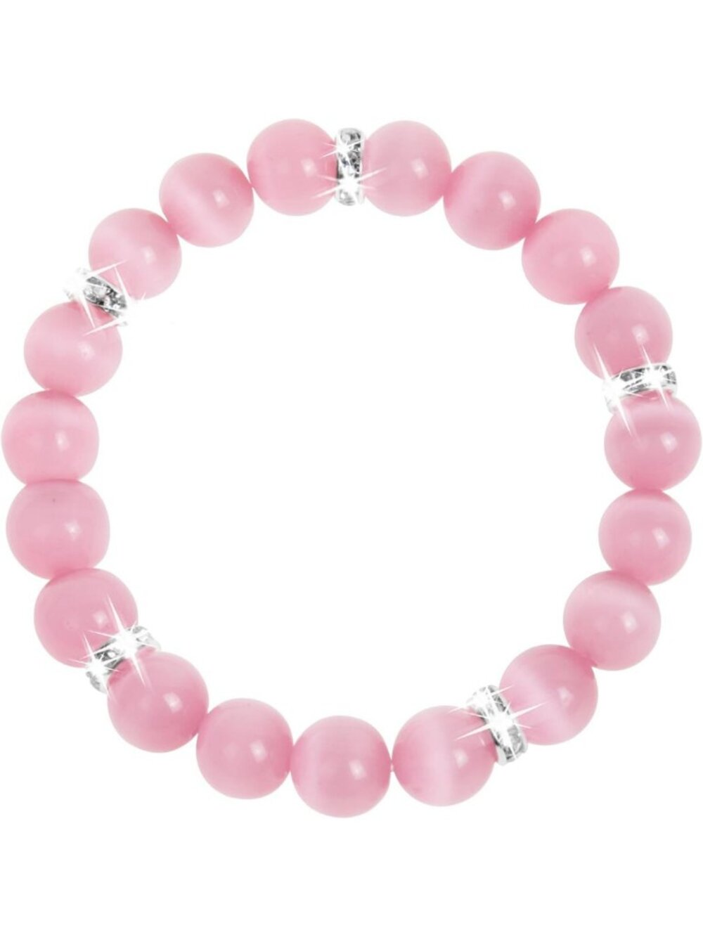 Healing Crystal Bracelet for Women | Rose Quartz Chakra Beads | Stress Relief